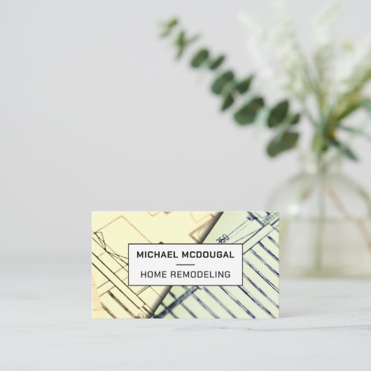 建築計画フレーム 名刺 (スタンド正面)