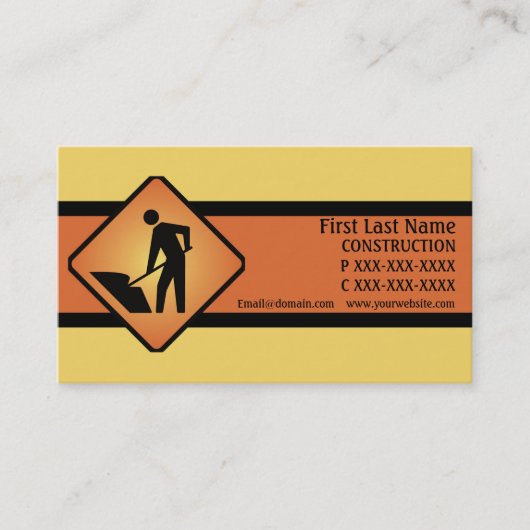 建築記号カスタム名刺 名刺 (正面)