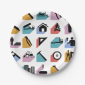 建築記号 ペーパープレート (正面)