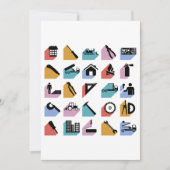 建築記号 招待状 (正面)