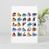 建築記号 招待状 (スタンド正面)