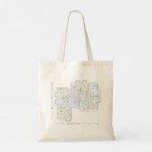建築設計図トートバッグ トートバッグ (裏面)