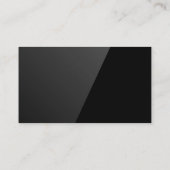 建築設計士 |ブループリント |高光沢 名刺 (裏面)