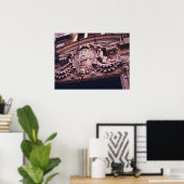 建築詳細シアター，ブルックリン，ヴィンテージ ポスター (ホームオフィス)