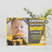 建築誕生日と写真 招待状 (スタンド正面)