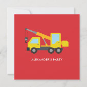 建築誕生日の招待 案内状 (裏面)