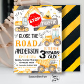 建築誕生日への3歳の招待 招待状