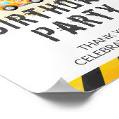 建築誕生日ウェルカム1st誕生日 ポスター (角)