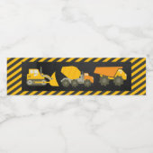 建築誕生日ウォーターボトルラベル ペットボトルラベル (シングルラベル)