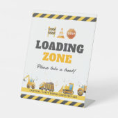 建築誕生日カスタム標識 台座サイン (正面)