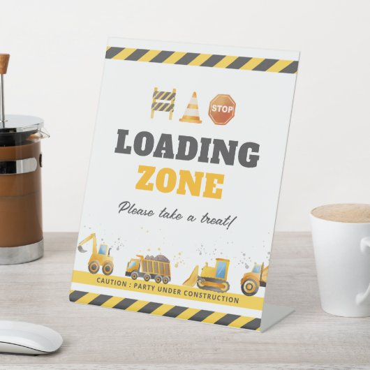 建築誕生日カスタム標識 台座サイン (インサイチュ)