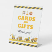 建築誕生日カードとギフト券 台座サイン (正面)