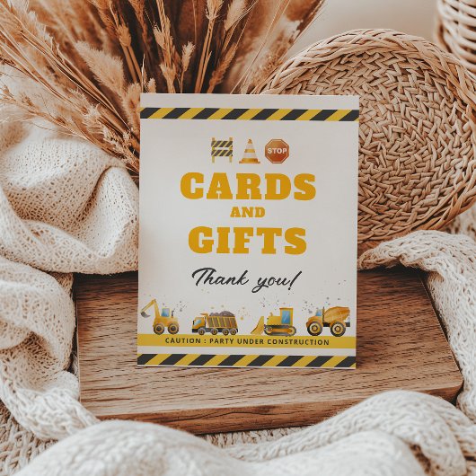 建築誕生日カードとギフト券 台座サイン