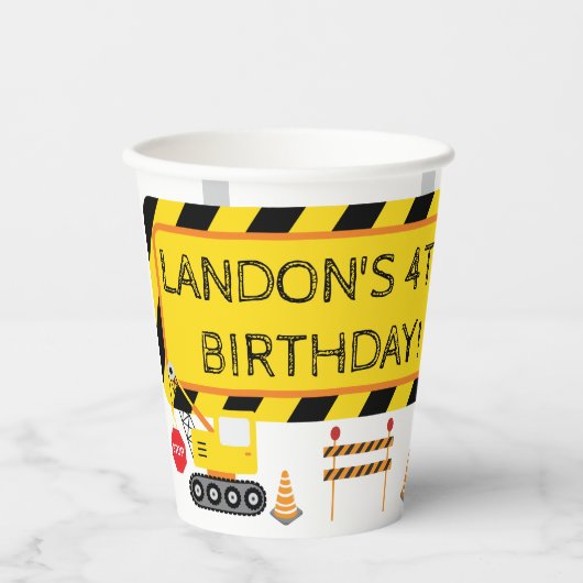 建築誕生日クローズザロード 紙コップ (正面)