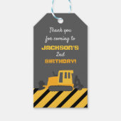 建築誕生日サンキューグレイ ギフトタグ (正面)