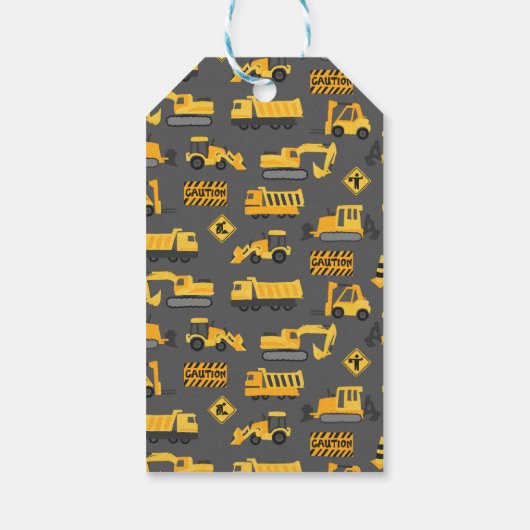 建築誕生日サンキューグレイ ギフトタグ (裏面)