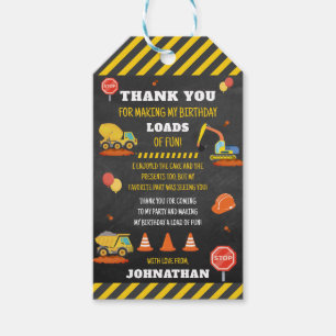 建築誕生日サンキュー ギフトタグ