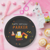 建築誕生日シャルボード ペーパープレート (パーティー)