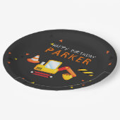 建築誕生日シャルボード ペーパープレート (アングル)