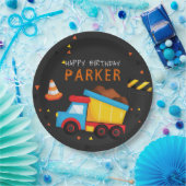 建築誕生日シャルボード ペーパープレート (パーティー)