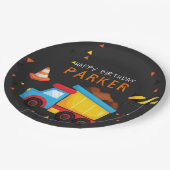 建築誕生日シャルボード ペーパープレート (アングル)