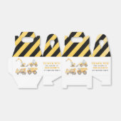 建築誕生日ダンプトラックパーティー フェイバーボックス (折り畳みなし)