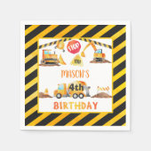 建築誕生日ナプキン – W スタンダードカクテルナプキン (正面)