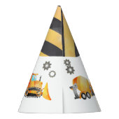 建築誕生日ハット用建築パーティー パーティーハット (裏面)