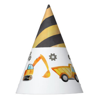建築誕生日ハット用建築パーティー パーティーハット