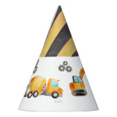 建築誕生日ハット用建築パーティー パーティーハット (左)