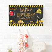 建築誕生日ハッピーバースデー 横断幕 (インサイチュ)