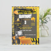 建築誕生日バガー 招待状 (スタンド正面)