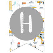 建築誕生日パーティバナー バンティングフラッグ (第2の旗)