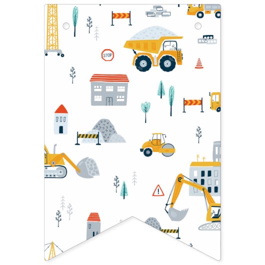 建築誕生日パーティバナー バンティングフラッグ (第1の旗)