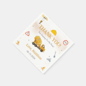 建築誕生日パーティーありがとう スタンダードカクテルナプキン (角)