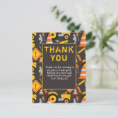 建築誕生日パーティーありがとう ポストカード (スタンド正面)