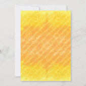 建築誕生日パーティーの写真 招待状 (裏面)