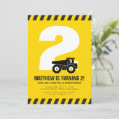 建築誕生日パーティーの招待 招待状 (スタンド正面)