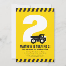 建築誕生日パーティーの招待