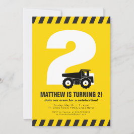 建築誕生日パーティーの招待 招待状