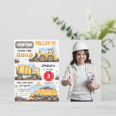 建築誕生日パーティーへの招待(写真あり) 招待状 (スタンド正面)