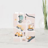 建築誕生日パーティーへの招待 招待状 (裏面)