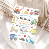 建築誕生日パーティーへの招待 招待状