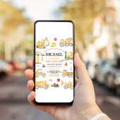 建築誕生日パーティーへの招待 招待状