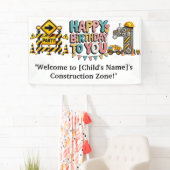建築誕生日パーティーへようこそ 横断幕 (インサイチュ)