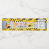 建築誕生日パーティーウォーターボトルラベル ペットボトルラベル (シングルラベル)