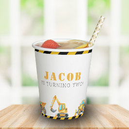 建築誕生日パーティーウォーター色紙カップ 紙コップ