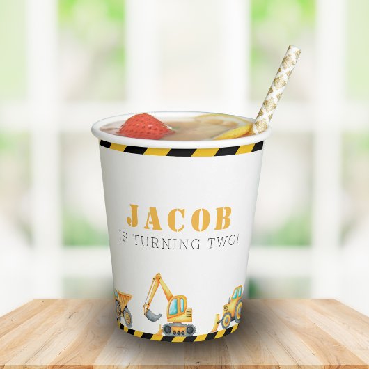 建築誕生日パーティーウォーター色紙カップ 紙コップ