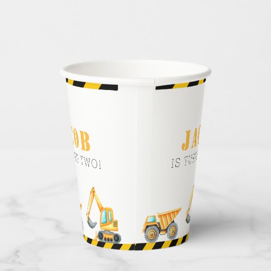 建築誕生日パーティーウォーター色紙カップ 紙コップ (右)