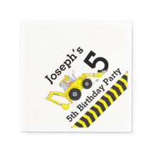 建築誕生日パーティーキッズ紙ナプキン